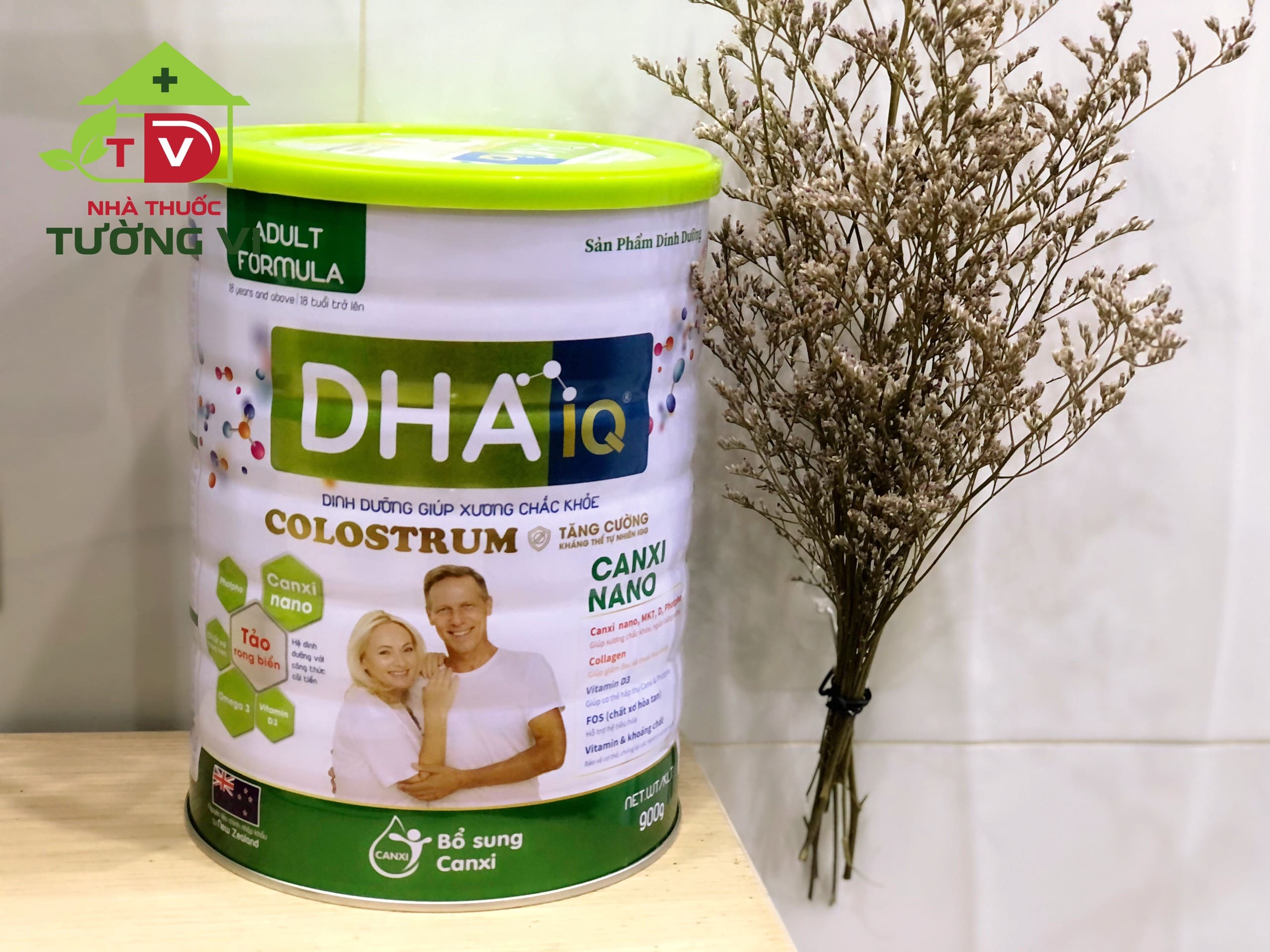 Sữa DHA IQ Canxi Nano - Sản phẩm dinh dưỡng giúp xương chắc khỏe dành cho người từ 18 tuổi trở lên