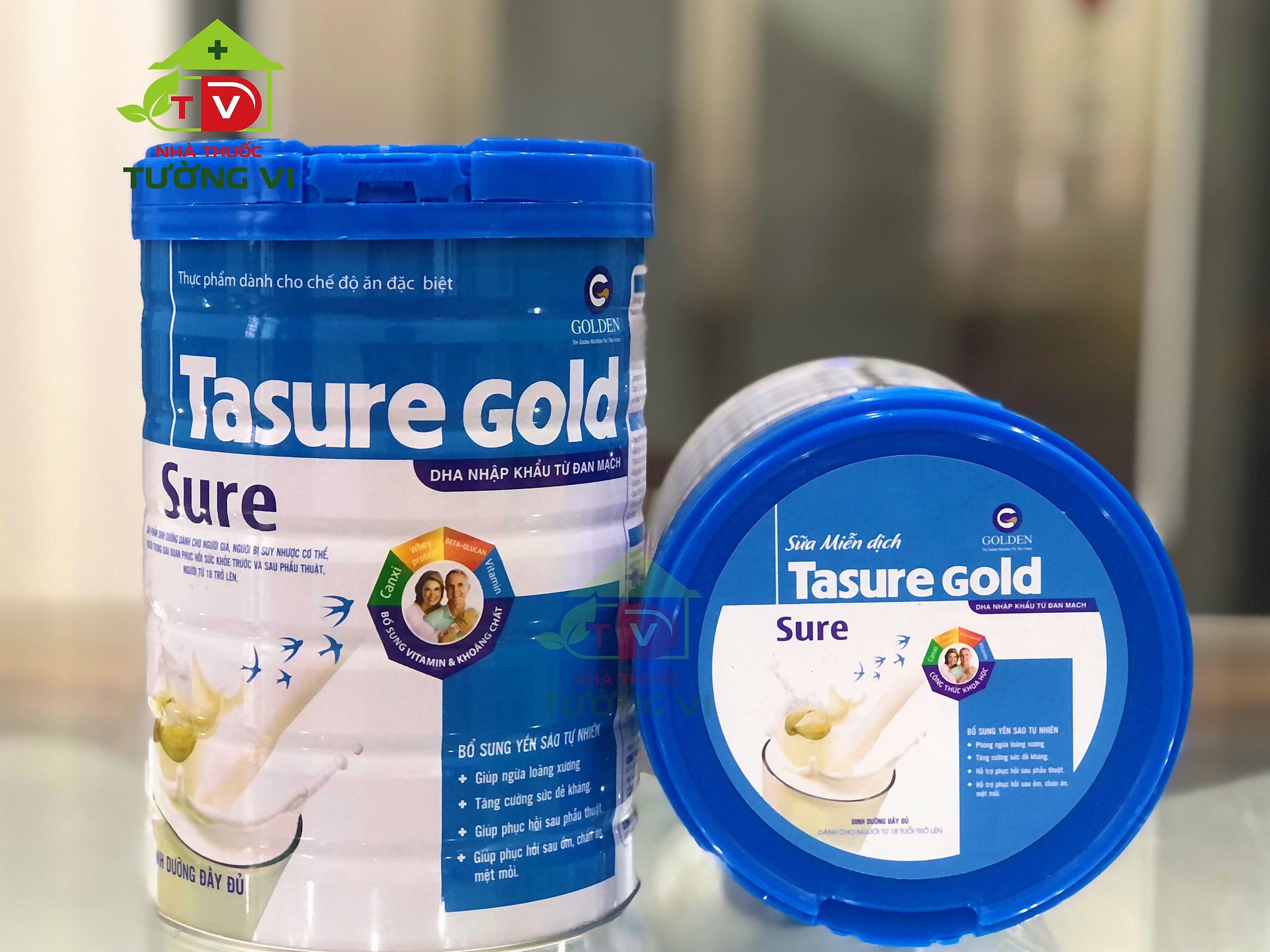 Sữa Tasure Gold Sure – Sản phẩm dinh dưỡng dành người già, người bị suy nhược cơ thể, người trong giai đoạn phục hồi sức khỏe trước và sau phẫu thuật, người từ 18 tuổi trở lên