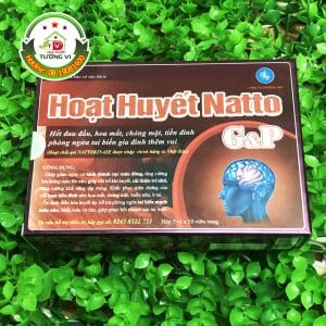 Hoạt Huyết Natto G&P – Hỗ trợ hết đau đầu, hoa mắt chóng mặt, rối loạn tiền đình, ngừa tai biến mạch máu não
