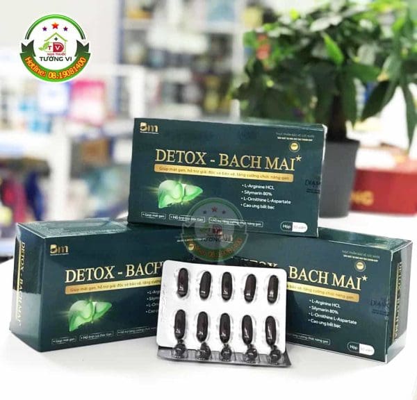 Detox Bạch Mai – Giúp mát gan, bảo vệ gan, giải độc cơ thể, tăng cường chức năng gan