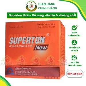 Superton New - Giúp bổ sung vitamin và khoáng chất, tăng cường sức đề kháng, giảm tình trạng mệt mỏi, cơ thể suy nhược